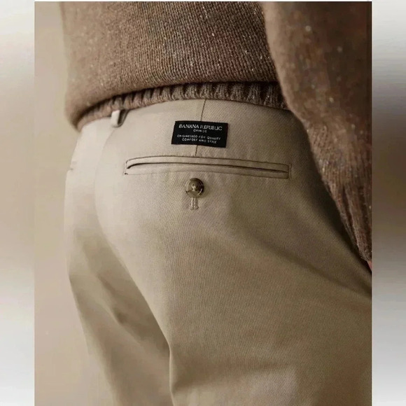 Banana Republic slim rapid movement chino Aiden  fit sz 42x34 - Picture 8 of 10